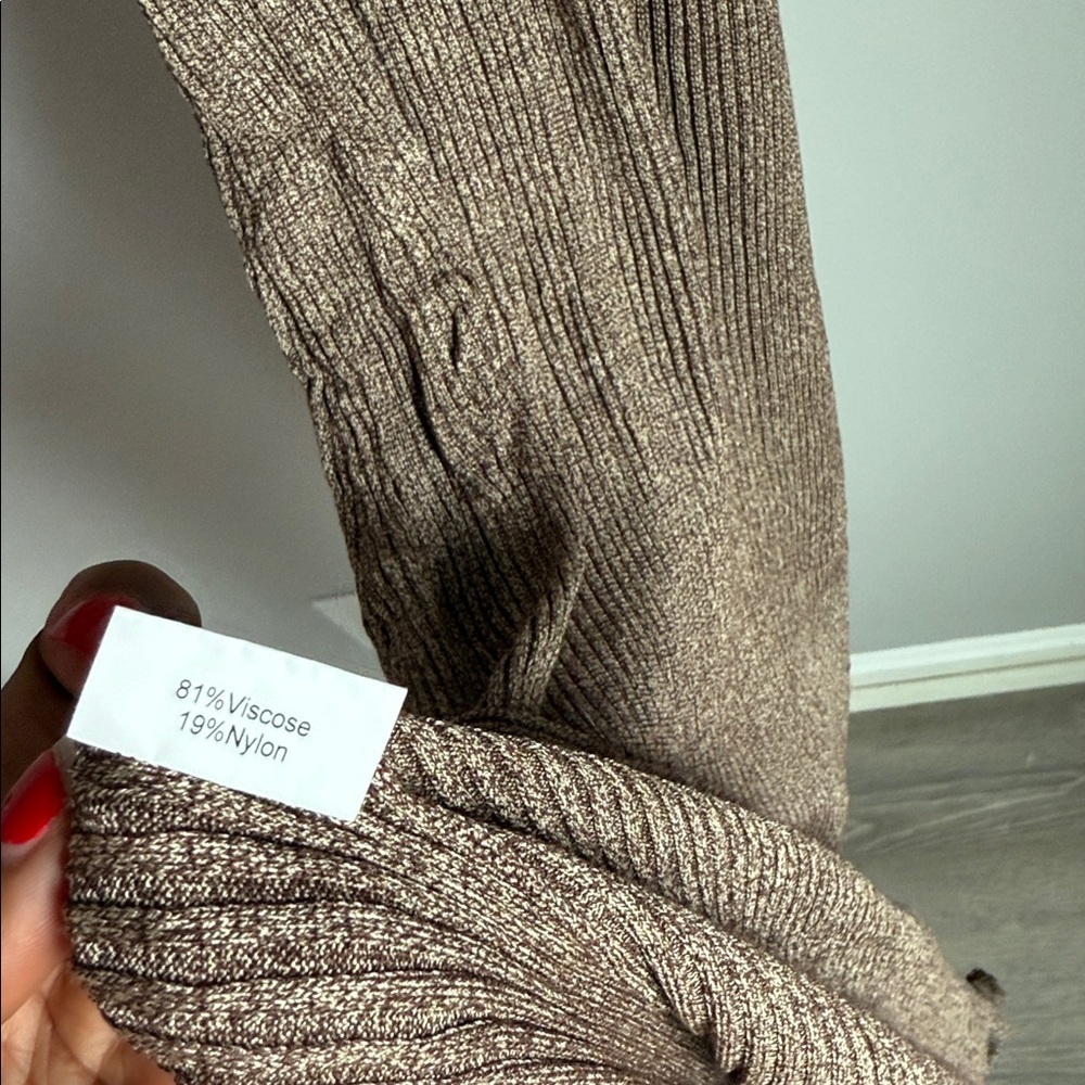 DISSH Zanthe Choc Marle Knit Maxi Dress large - Picture 9 of 12
